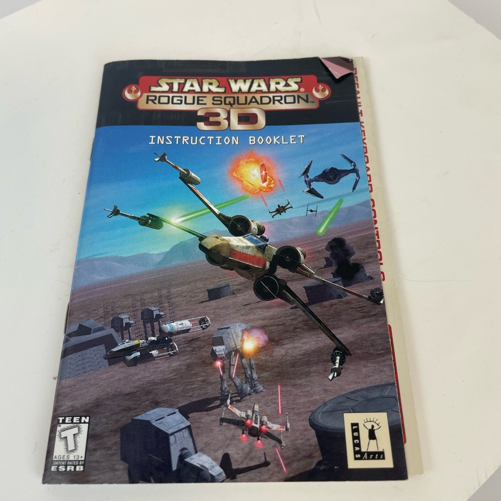 Star Wars Rogue Squadron 3D Game Booklet